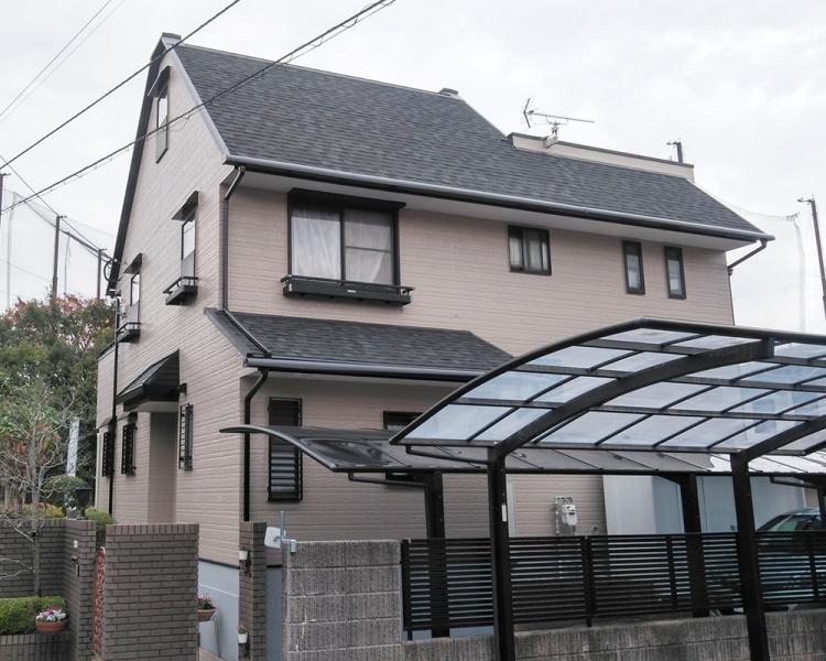 外壁塗装　屋根カバーリフォーム工事